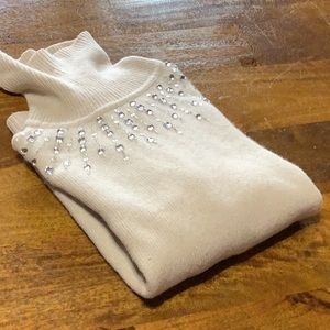 COPY - COPY - Wool Turtle Neck Embellished Sweater